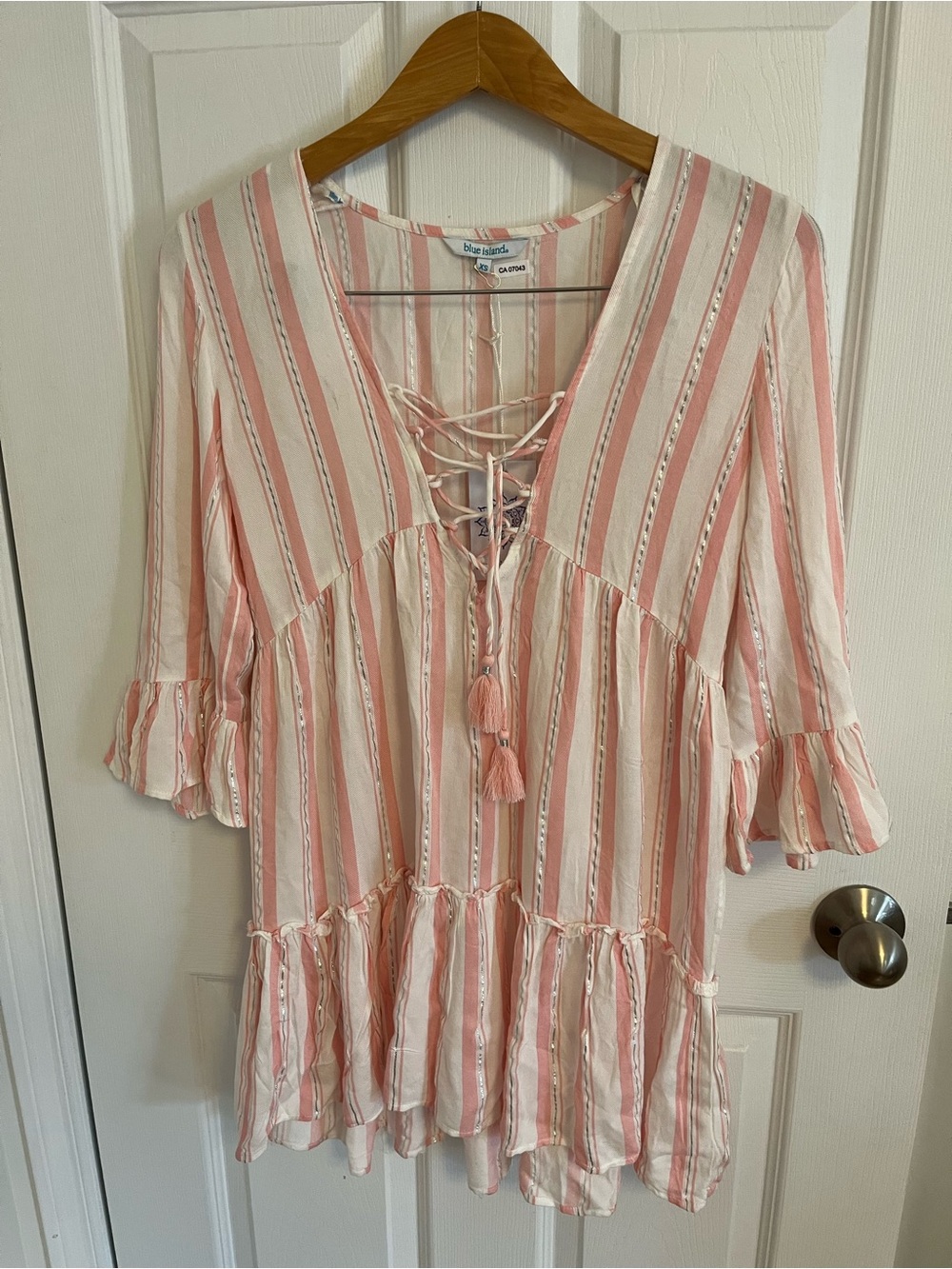 BLUE ISLAND BEACH COVERUP EXTRA SMALL BNWT
